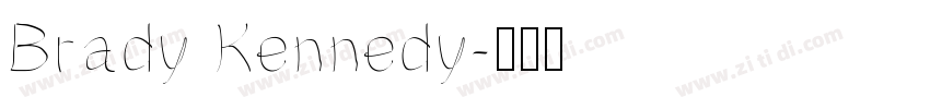 Brady Kennedy字体转换